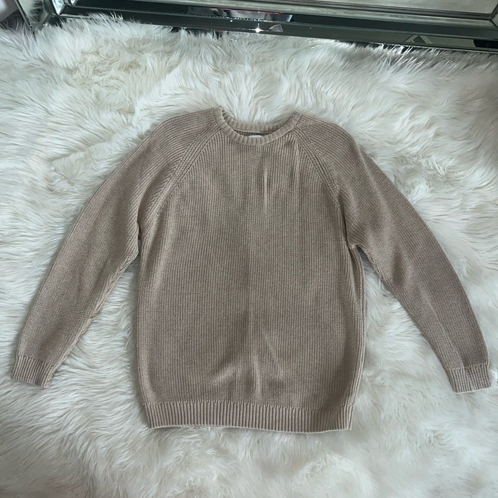 Zara crew neck knit sweater
